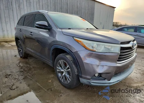 2016 Toyota Highlander Xle из США, поврежденный, VIN 5TDKKRFH3GS144492